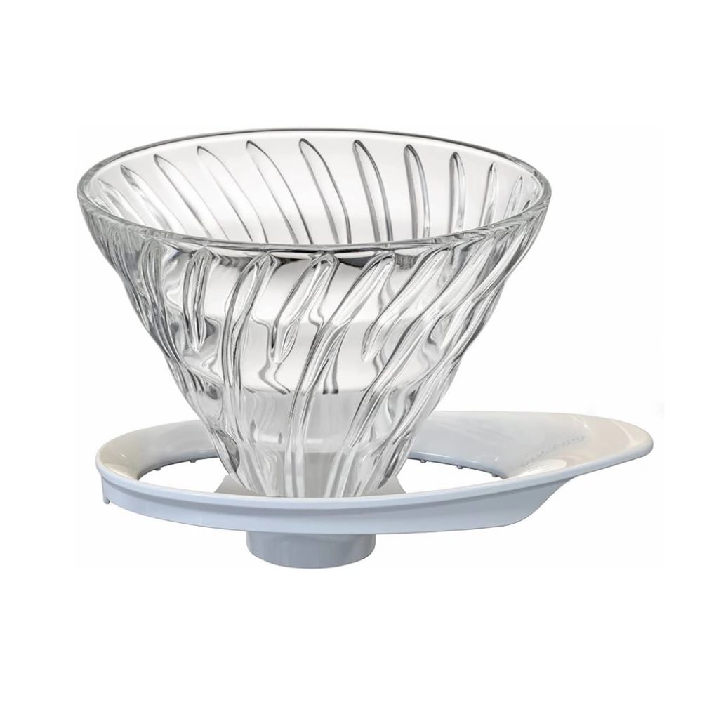 Coador Hario V60 Vidro Branco Tamanho 02